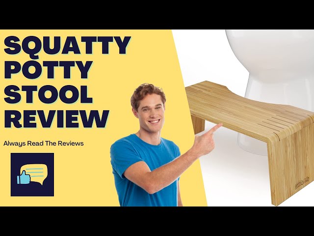 Honest Review Of Squatty Potty Bamboo Stool - YouTube
