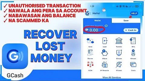 Nawalang ng pera sa gcash paano maibabalik