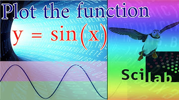 To plot a sine function  || Scilab #2
