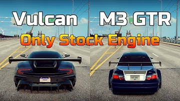 NFS Heat: Aston Martin Vulcan vs BMW M3 GTR - Drag Race