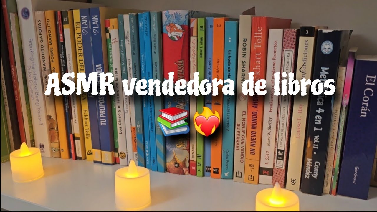 ASMR te vendo libros 📚 💁‍♀️❤️‍🔥