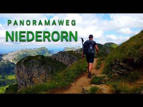 Wandern am Niederhorn Panoramaweg, Kanton Bern - Schweiz