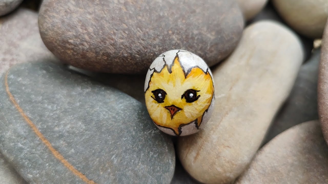 Cute MiNi Stone Painting Tutorial - YouTube
