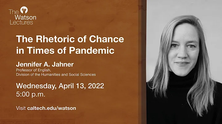Watson Lecture Promo  April 13, 2022: Jennifer A. Jahner