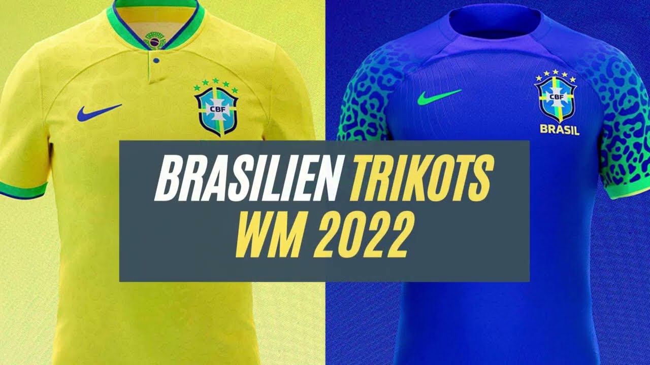 Brasilien NIKE WM 2022 Trikots  Brazil Nike Kits for World Cup