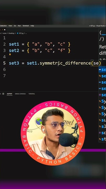 Set Join Operation Symmetric Difference In Python 🐍 #python # ...