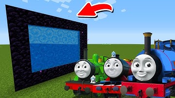 How To Make A Portal To Thomas The Train and Friends Dimension in Minecraft