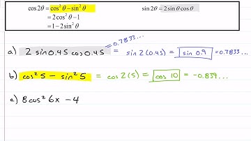 34.  Write each expression as a single trig ratio: