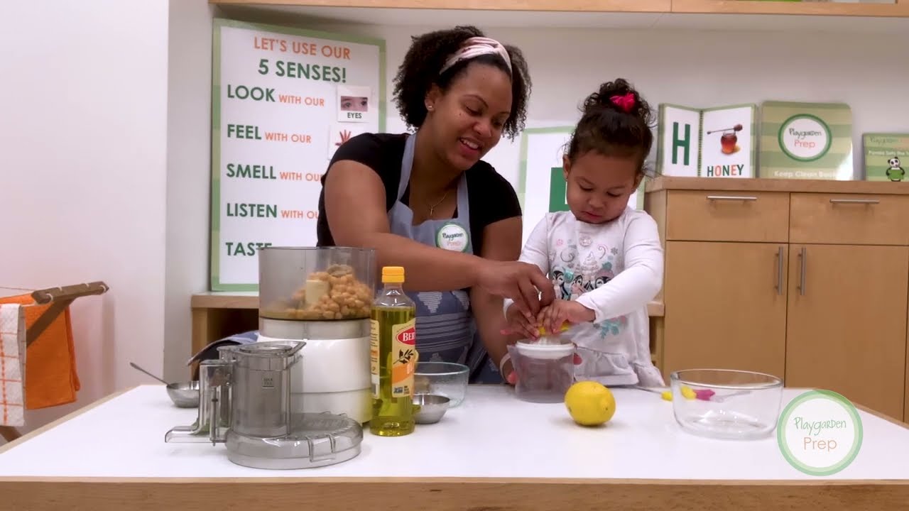 Healthy Hummus!| Nutrition Recipes for Toddlers with Playgarden Online| Preschool Educational Videos