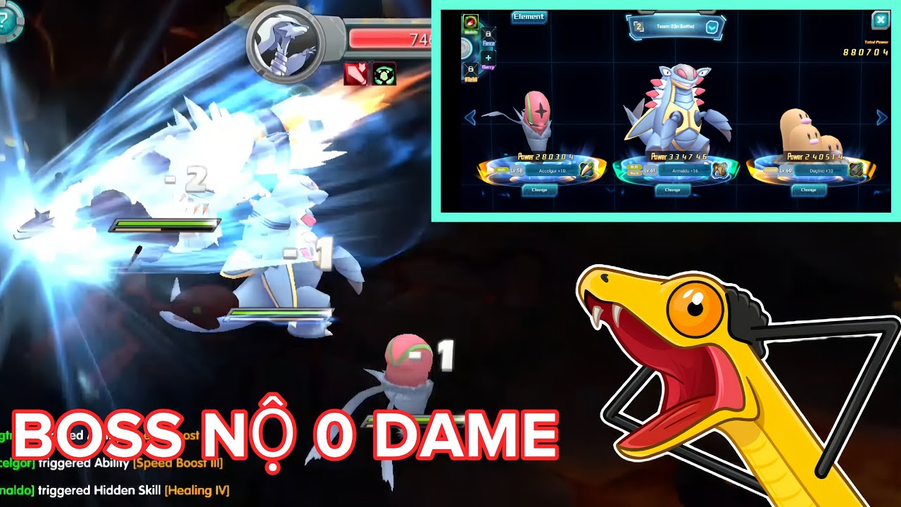 CHI TIẾT CÁCH BUILD TEAM ĐÁNH BOSS GAME POKE