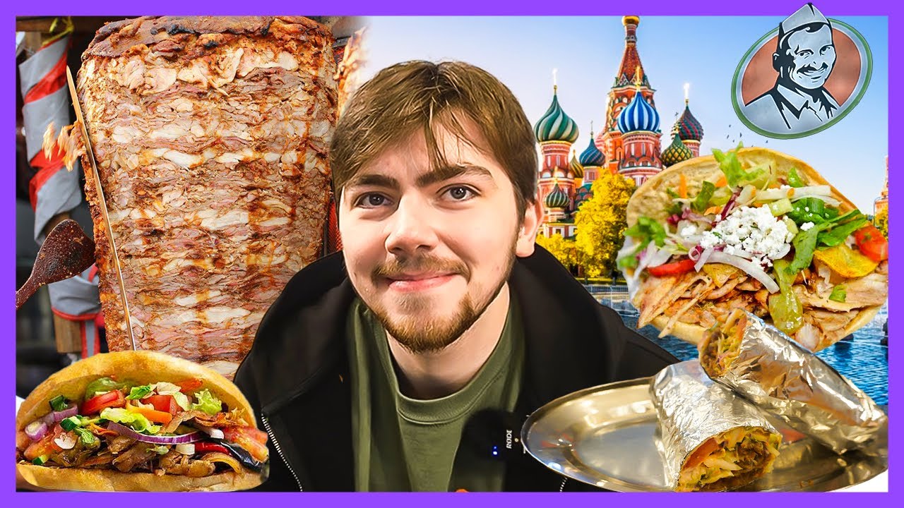 Döner essen in Moskau 🥙🇷🇺 Wie schmeckt er? - YouTube