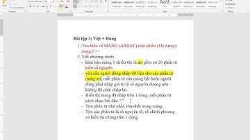Tìm hiểu về MẢNG (Array) một chiều (1D) trong C++