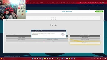 Mathia Solving Two-Step Equations Step-By-Step Example