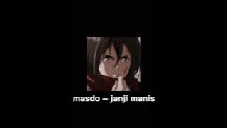 masdo – janji manis (slowed and reverb) edit with lyrics.