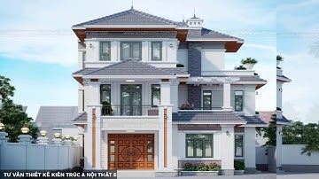 Mẫu thiết kế biệt thự 3 tầng hiện đại tại Đông Anh - Hà Nội