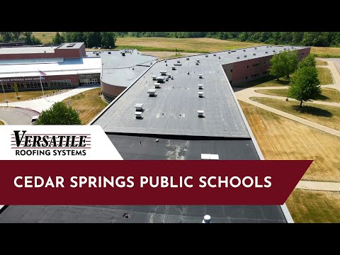 Versatile Restores Cedar View Elementary School With a New EPDM Roof