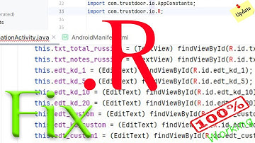 How to fix symbol: class R | cannot resolve symbol .r error in Android Studio