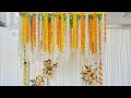 Diy-Expandable Fence Ceiling Decor Diy- marigold Decor