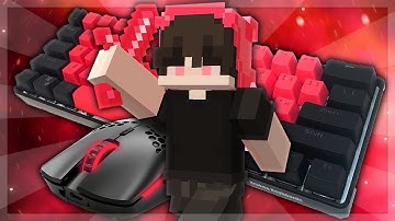 Modded Keyboard + Mouse Sounds ASMR w/ 4k Shaders | Hypixel Bedwars