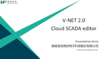 V-NET 2.0 - New function: Cloud SCADA editor