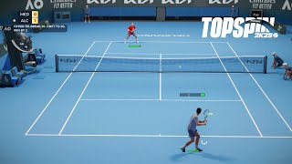 Top Spin 2K25 - Carlos Alcaraz Vs Daniil Medvedev - HYPER TIE BREAK - Australian Open (PS5)