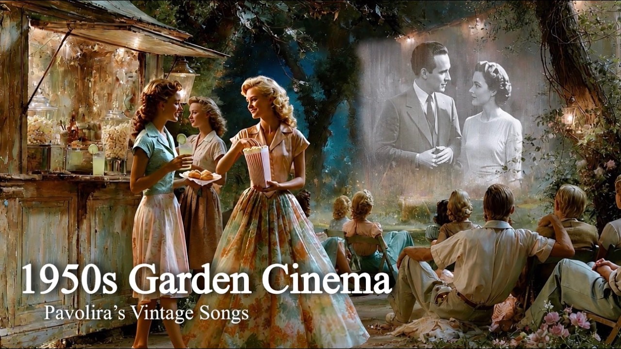 Watch 1950s Summer Night Garden Cinema | Pavolira’s Vintage Songs on YouTube Watch 1950s Summer Night Garden Cinema | Pavolira’s Vintage Songs on YouTube
