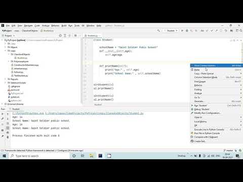 #25 Static and Class Variable in Python