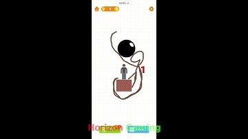 Draw a Line to Save Stickman LEVEL 2 - Gameplay Walkthrough Android IOS
