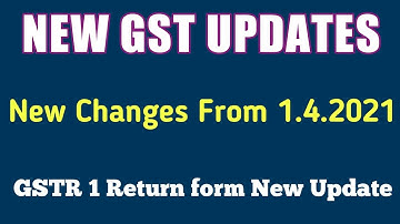 Biggest Change in GSTR 1 - applicable from 1 April 2021 | GSTR 1 New Changes Explanation in Tamil