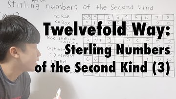 Sterling Numbers of the Second Kind (3)