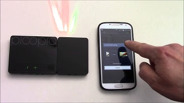 Celluon PicoPro Wireless Screencasting with An  Android Device