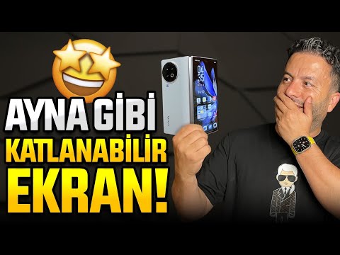 KAT İZİ OLMAYAN KATLANABİLİR TELEFON! Vivo X Fold 2 kutu açılımı!