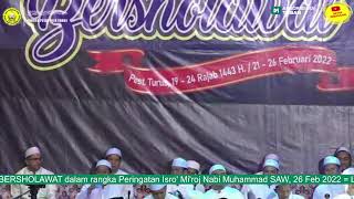 🔴 LIVE - AZZAHIR BERSHOLAWAT dalam rangka Peringatan Isro' Mi'roj Nabi Muhammad SAW, 26 Feb 2022