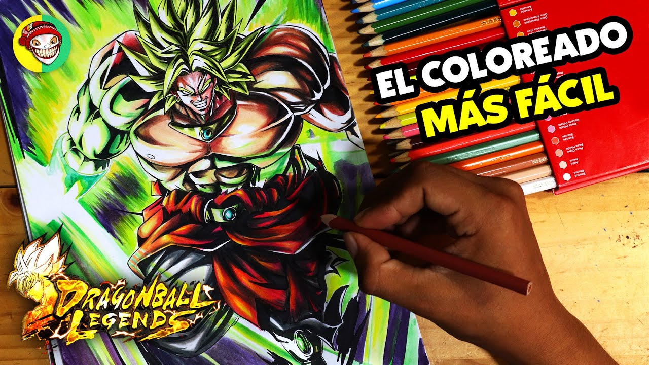 COMO DIBUJAR A BROLY SSJ DRAGON BALL LEGENDS| HOW TO DRAW BROLY SSJ ...