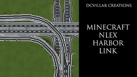 Minecraft NLEX Harbor Link Segment 10 C3-R10 Section (complete alignment)