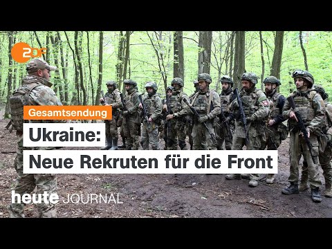 heute journal vom 03.05.2024 Ukrainische Rekruten, Cyberangriff, russische Pressefreiheit (english)