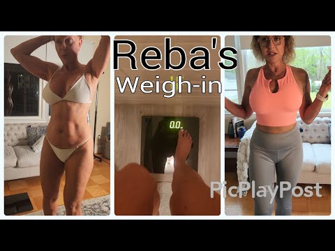 😗First Week Weigh-in 😗 Reba Fitness Journey at age 60