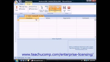 Microsoft Office Access Tutorial 2010 Macros Lesson 17.4 Employee Group Training