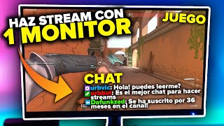 💬 COMO HACER STREAM CON SOLO UN MONITOR, LEE EL CHAT FACIL | Tutorial | UrbVic