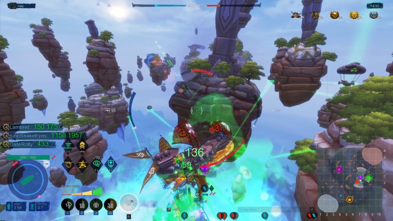 Cloud Pirates T4 Messiah -- Ship Rank #1