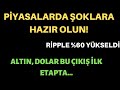 FIRTINA BAŞLIYOR!! DOLAR, ALTIN YATIRIMCISI BU ÇIKIŞ İLK.. COİNLER PATLAR!! #RİPPLE #BİTCOİN