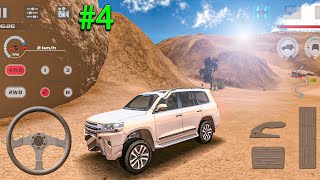 Toyota Land Cruiser Prado 4×4 Car OffRoad Driving In Desert - 4 WD SUV Car Game Mobile - Part 4 screenshot 3