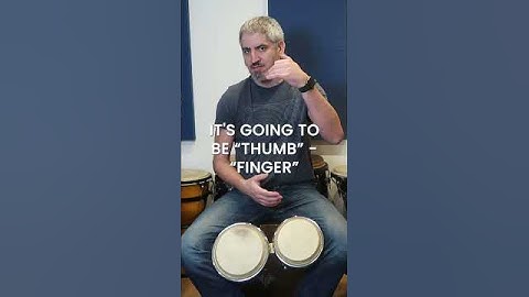 Wanna learn to play percussion? Learn some basics of Bongo! #shorts #percussion #bongo