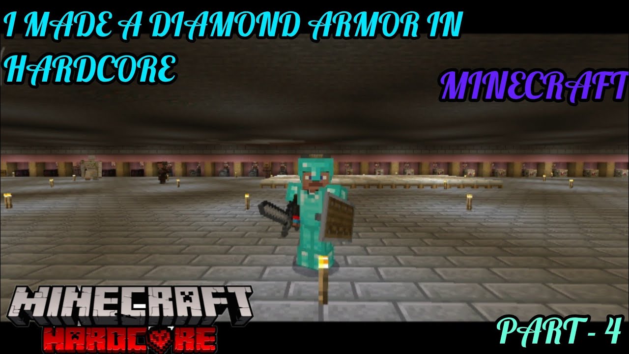 I MADE A DIAMOND ARMOR IN HARDCORE MINECRAFT AND BECOME MORE STRONG IN ...