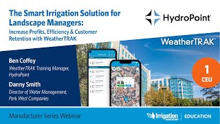 The Smart Irrigation Solution for Landscape Managers: WeatherTRAK