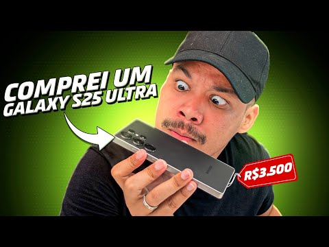 COMPREI UM GALAXY S25 ULTRA POR APENAS R$ 3500 - ME ARREPENDI? SAMSUNG