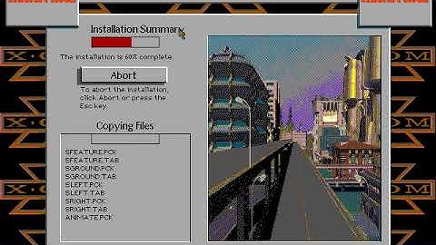 Testing X-COM Apocalypse UK/EU CD Install Under DOSBox-X