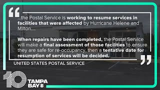 US Postal Service addresses closed post offices in Tampa Bay area after hurricanes