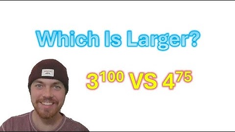 Exponent Showdown! Which is Larger, 3^100 or 4^75