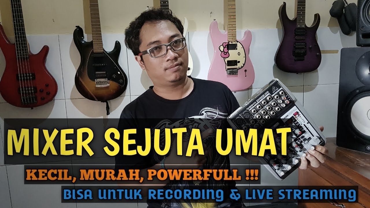REVIEW MIXER BEHRINGER XENYX QX1002USB VIRAL YouTube